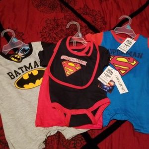 New 3 Super Heroes Onsies